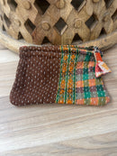 Small Vintage Kantha Pouch