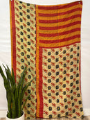 Vintage Cotton Kantha Quilt