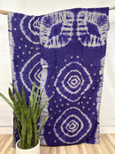 Patchwork Vintage Cotton Kantha Quilt - Twin