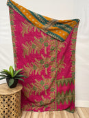 Vintage Cotton Kantha Quilt