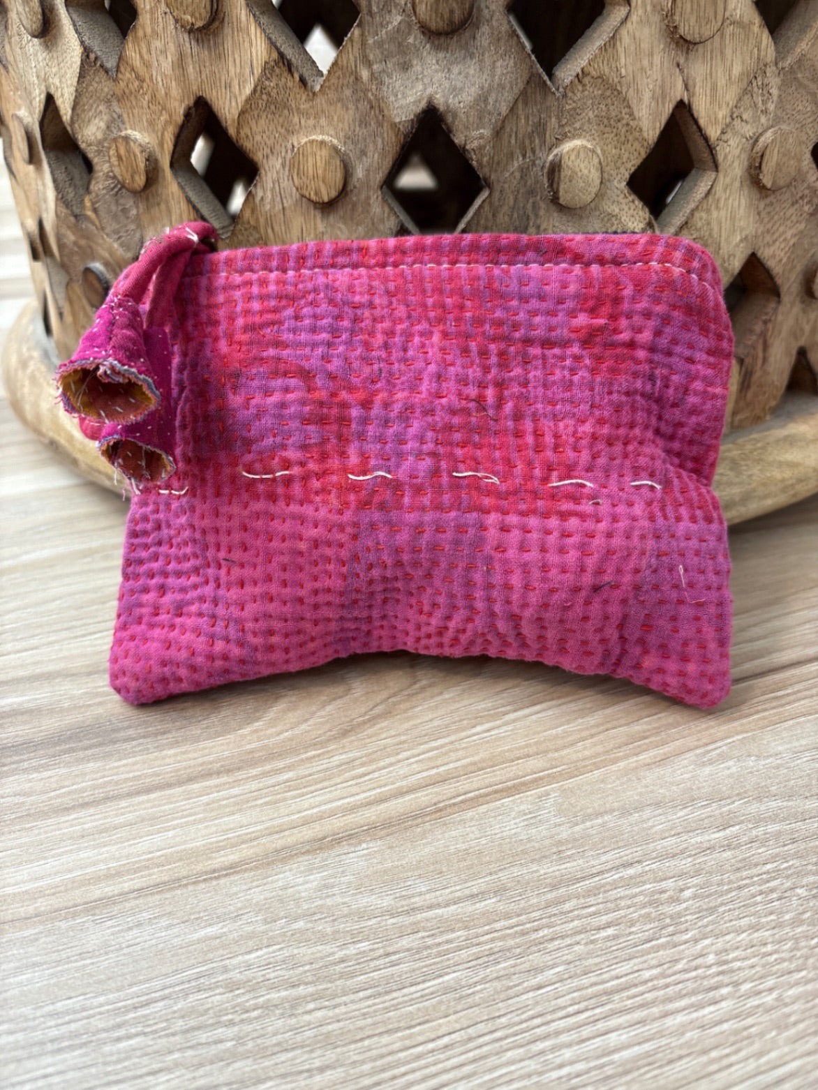 Small Vintage Kantha Pouch