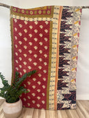 Vintage Cotton Kantha Quilt