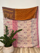 Vintage Cotton Kantha Quilt