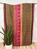 Twin Vintage Cotton Kantha Quilt