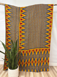 Twin Vintage Cotton Kantha Quilt