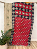 Vintage Cotton Kantha Quilt