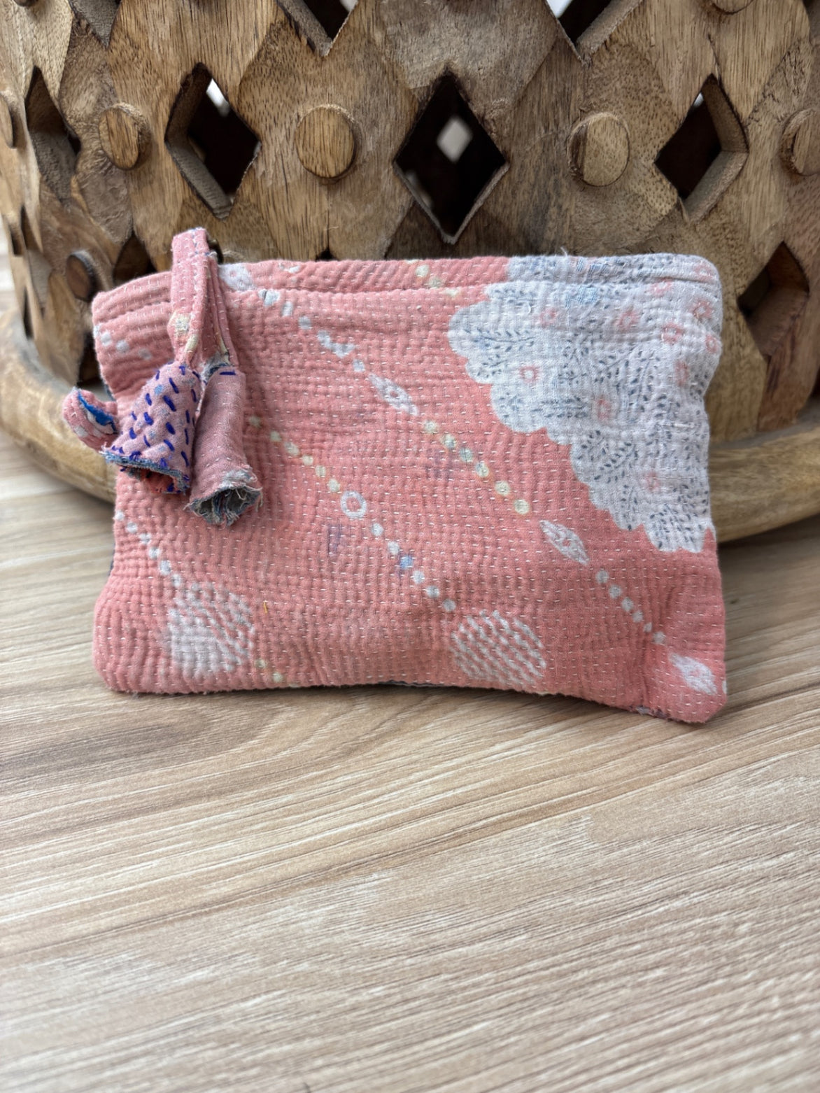 Small Vintage Kantha Pouch