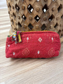 Medium Vintage Kantha Pouch