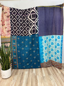 Queen Vintage Cotton Kantha Quilt