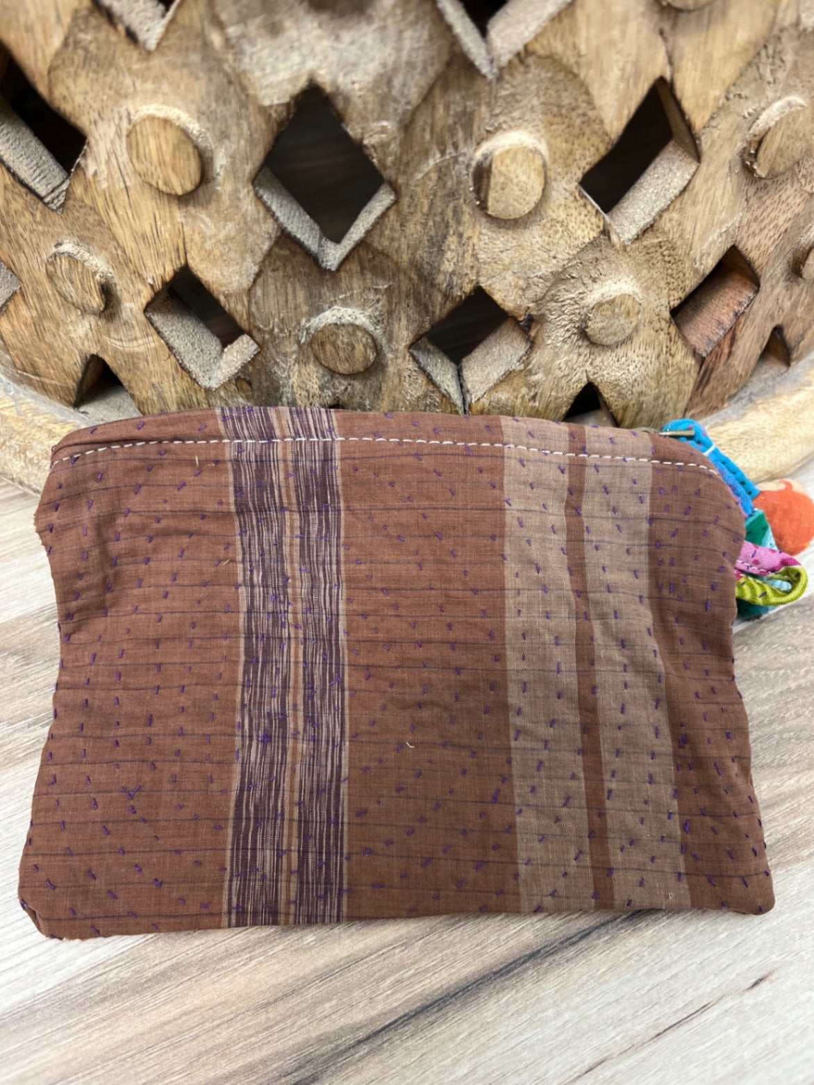 Small Vintage Kantha Pouch