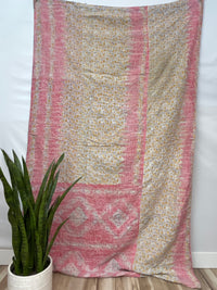 Vintage Cotton Kantha Quilt