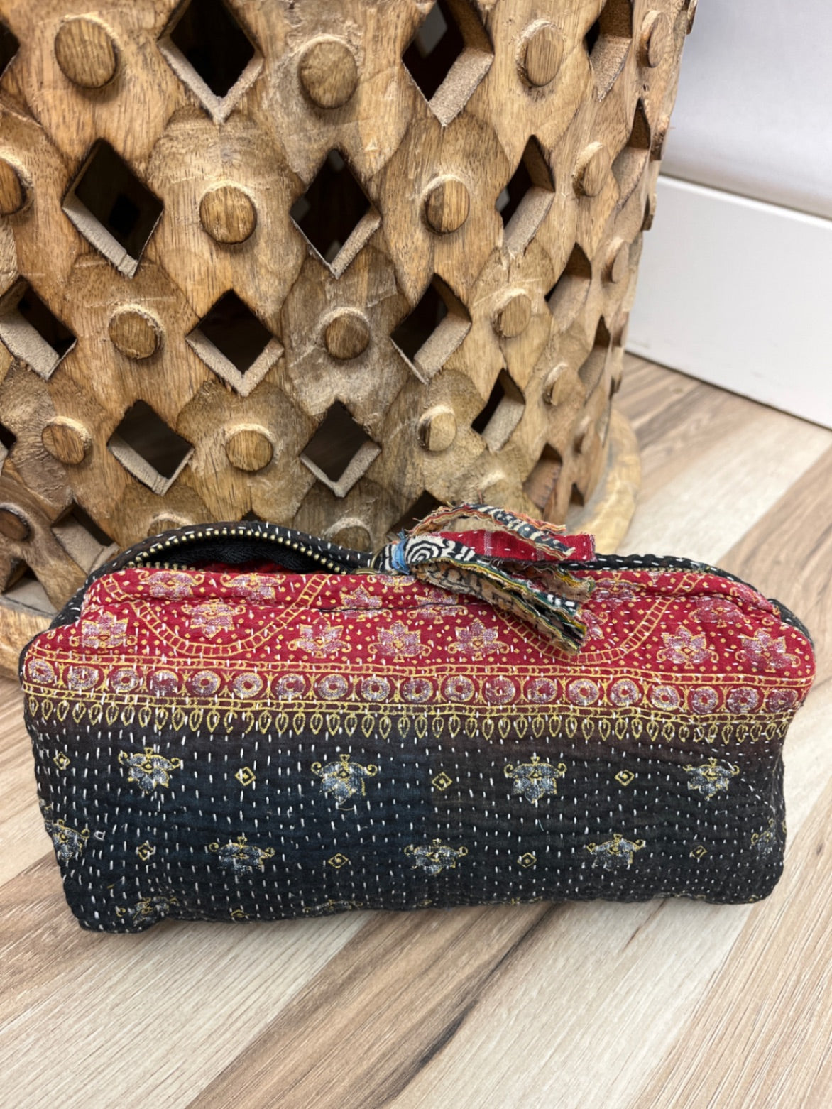 Medium Vintage Kantha Pouch