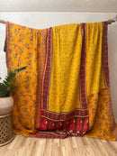 King Vintage Cotton Kantha Quilt