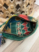 Medium Vintage Kantha Pouch