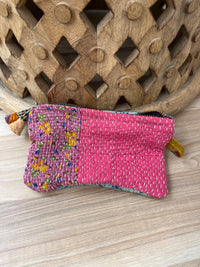 Small Vintage Kantha Pouch