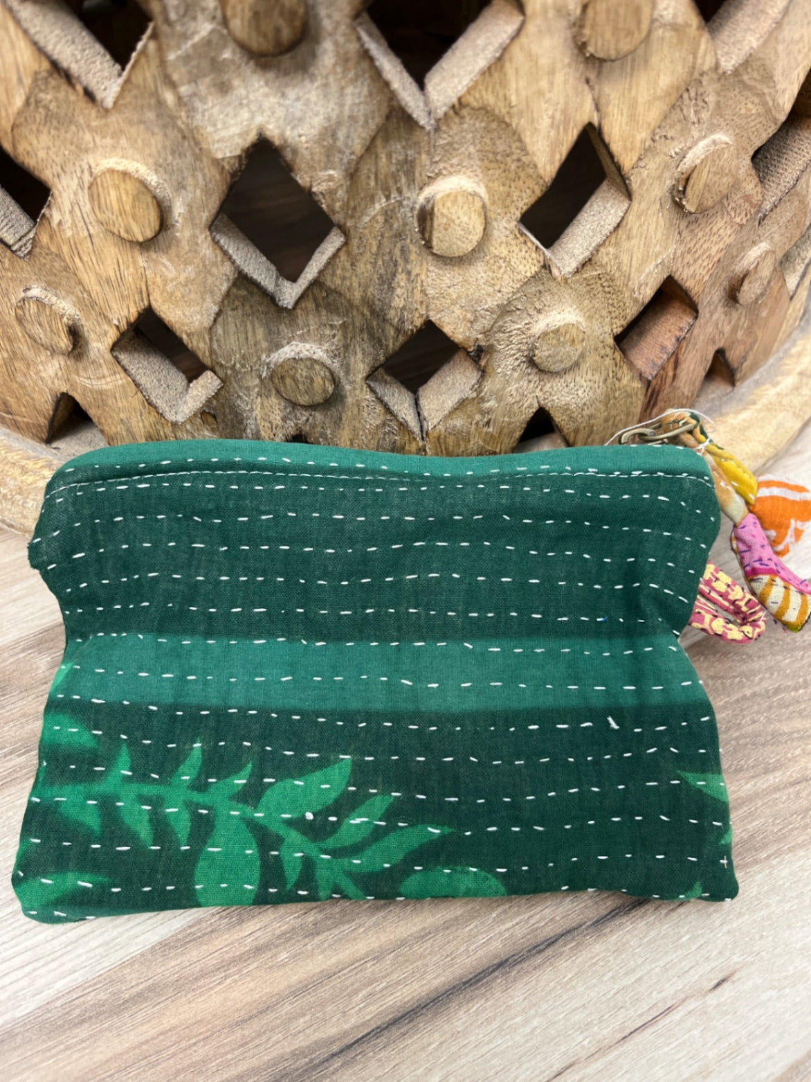 Small Vintage Kantha Pouch