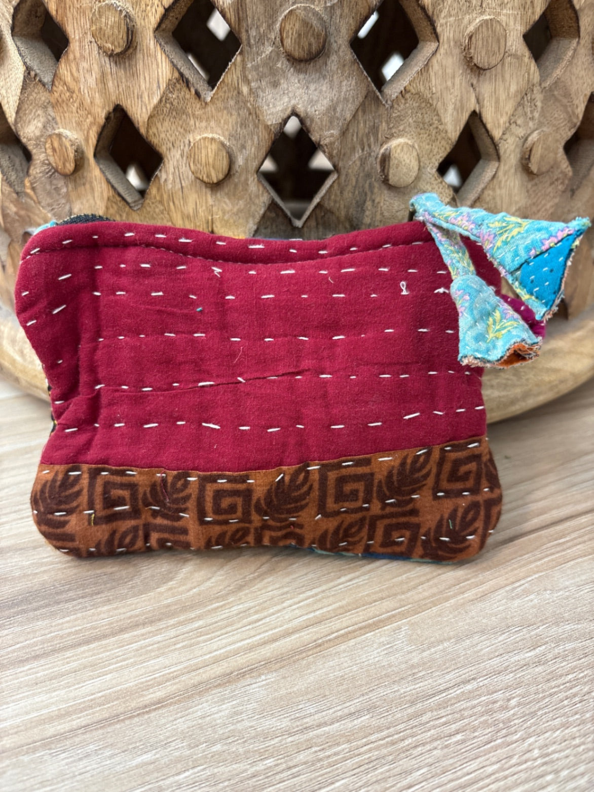Small Vintage Kantha Pouch