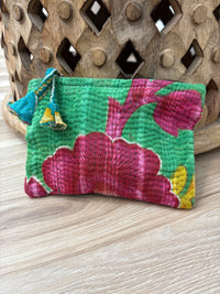 Small Vintage Kantha Pouch