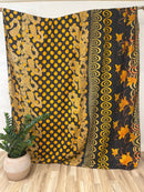 Queen Vintage Cotton Kantha Quilt