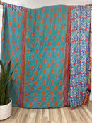 Patchwork Cotton Kantha Quilt King