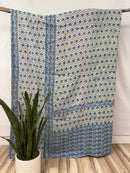 Twin Vintage Cotton Kantha Quilt