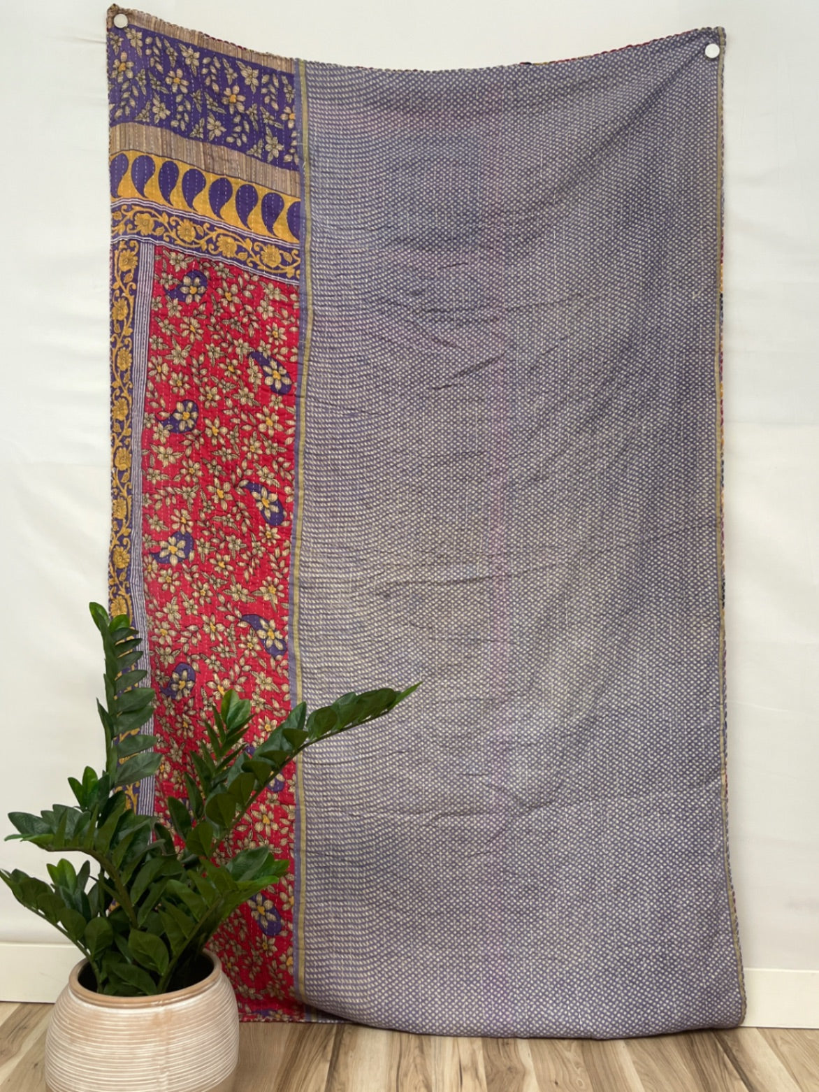 Vintage Cotton Kantha Quilt