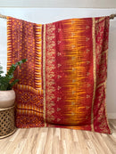 King Vintage Cotton Kantha Quilt