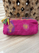 Medium Vintage Kantha Pouch