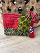Small Vintage Kantha Pouch