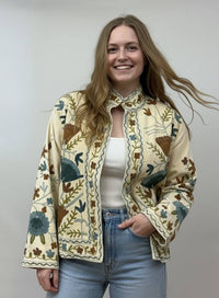 Ivory Embroidered Jacket