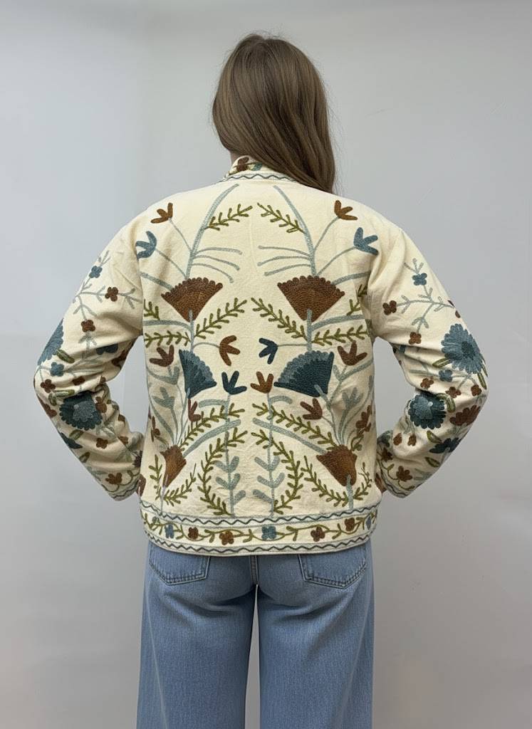 Ivory Embroidered Jacket